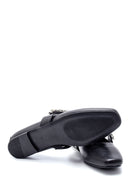 Women's Leather Buckle Detailed Ballerinas | Derimod Women's Leather Buckle Detailed Ballerinas | Derimod