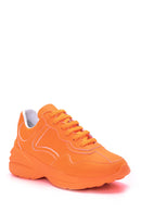 Kadın Yüksek Tabanlı Deri Sneaker | Derimod Kadın Yüksek Tabanlı Deri Sneaker | Derimod