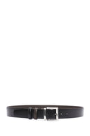 Men's Black Double Sided Leather Belt | Derimod Men's Black Double Sided Leather Belt | Derimod