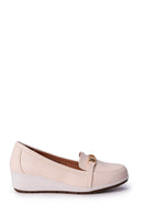 Kadın Dolgu Topuklu Tokalı Ayakkabı | Derimod Kadın Dolgu Topuklu Tokalı Ayakkabı | Derimod