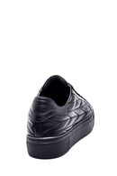 Women's Leather Patterned Sneaker | Derimod Women's Leather Patterned Sneaker | Derimod