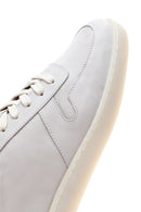 Men's Stone Color Nubuck Leather Sneaker | Derimod Men's Stone Color Nubuck Leather Sneaker | Derimod