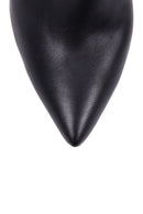 Women's Heeled Black Bootie | Derimod Women's Heeled Black Bootie | Derimod