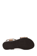 Women's Tan Leather Bodrum Sandals | Derimod Women's Tan Leather Bodrum Sandals | Derimod