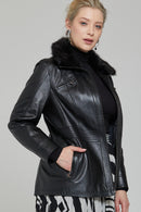 Mira (plus) Kadın Siyah Mont | Derimod Mira (plus) Kadın Siyah Mont | Derimod