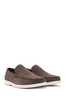 Derimod Fly Erkek Vizon Süet Deri Loafer | Derimod Derimod Fly Erkek Vizon Süet Deri Loafer | Derimod