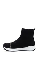 Kadın Siyah Kumaş Bilekli Sneaker | Derimod Kadın Siyah Kumaş Bilekli Sneaker | Derimod