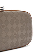 Women's Mink Long Strap Printed Crossbody Bag | Derimod Women's Mink Long Strap Printed Crossbody Bag | Derimod