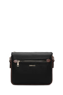 Woman Black Long-Strap Crossbody Bag | Derimod Woman Black Long-Strap Crossbody Bag | Derimod