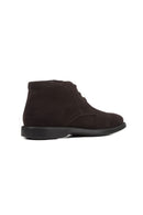 Geox Men's Brown Brayden Suede Leather Boots | Derimod Geox Men's Brown Brayden Suede Leather Boots | Derimod