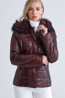 Blanch Kadın Deri Ceket | Derimod Blanch Kadın Deri Ceket | Derimod