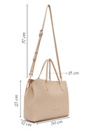 Kadın Bej Uzun Askılı Kol Çantası | Derimod Kadın Bej Uzun Askılı Kol Çantası | Derimod