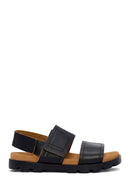 Camper Men's Black Brutus Leather Sandals | Derimod Camper Men's Black Brutus Leather Sandals | Derimod