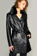 Sandra Kadın Deri Ceket | Derimod Sandra Kadın Deri Ceket | Derimod