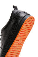 Erkek Siyah Bağcıklı Deri Sneaker | Derimod Erkek Siyah Bağcıklı Deri Sneaker | Derimod