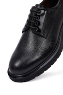 Men's Black Lace Up Leather Casual Shoes | Derimod Men's Black Lace Up Leather Casual Shoes | Derimod