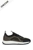 Geox Erkek Yeşil Deri Detaylı U Terrestre Sneaker | Derimod Geox Erkek Yeşil Deri Detaylı U Terrestre Sneaker | Derimod