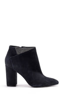 Women's Suede Heeled Boots | Derimod Women's Suede Heeled Boots | Derimod