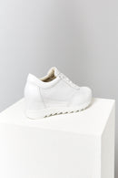 Dolgu Topuklu Kadın Deri Spor Ayakkabı | Derimod Dolgu Topuklu Kadın Deri Spor Ayakkabı | Derimod