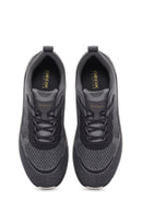 Geox Men's Grey Spherica Active X Lace-Up Fabric Sneakers | Derimod Geox Men's Grey Spherica Active X Lace-Up Fabric Sneakers | Derimod