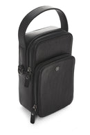 Men's Black Long Strap Leather Handbag | Derimod Men's Black Long Strap Leather Handbag | Derimod