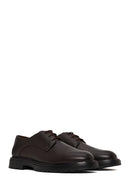 Male Brown Lace-up Leather Casual Shoes | Derimod Male Brown Lace-up Leather Casual Shoes | Derimod