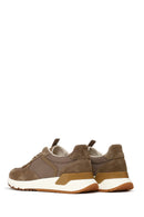 Male Brown Lace-Up Thick-Soled Leather Sneaker | Derimod Male Brown Lace-Up Thick-Soled Leather Sneaker | Derimod