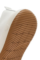 Erkek Beyaz Bağcıklı Deri Sneaker | Derimod Erkek Beyaz Bağcıklı Deri Sneaker | Derimod