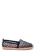 Women's Tulle Detailed Polka Dot Loafer | Derimod Women's Tulle Detailed Polka Dot Loafer | Derimod
