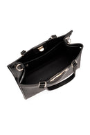 Kadın Siyah Uzun Askılı Kol Çantası | Derimod Kadın Siyah Uzun Askılı Kol Çantası | Derimod