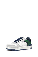 Geox Boy Grey Washiba Lace-Up Sneaker | Derimod Geox Boy Grey Washiba Lace-Up Sneaker | Derimod