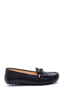 Women's Leather Bow Loafer | Derimod Women's Leather Bow Loafer | Derimod