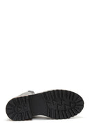 Women's Black Zippered Leather Boots | Derimod Women's Black Zippered Leather Boots | Derimod