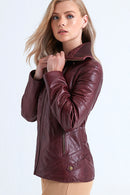 Tara Kadın Deri Ceket | Derimod Tara Kadın Deri Ceket | Derimod