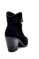 Women's Suede Heeled Boots | Derimod Women's Suede Heeled Boots | Derimod