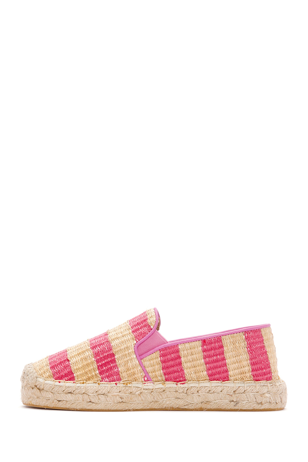 Kadın Pembe Hasır Espadril