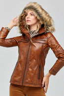 Teresa Kadın Deri Ceket | Derimod Teresa Kadın Deri Ceket | Derimod