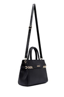 Women's Black Long Strap Chain Detailed Handbag | Derimod Women's Black Long Strap Chain Detailed Handbag | Derimod