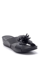 Women's Flower Detailed Slippers | Derimod Women's Flower Detailed Slippers | Derimod