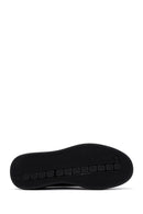 Men's Black Leather Sneaker | Derimod Men's Black Leather Sneaker | Derimod