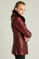 Emily Kadın Deri Ceket | Derimod Emily Kadın Deri Ceket | Derimod