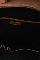 Tan Men's Leather Backpack | Derimod Tan Men's Leather Backpack | Derimod