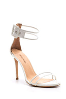 Women's Transparent Detailed Heeled Shoes | Derimod Women's Transparent Detailed Heeled Shoes | Derimod