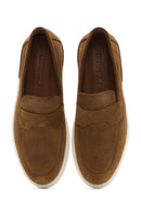 Erkek Taba Süet Deri Casual Loafer | Derimod Erkek Taba Süet Deri Casual Loafer | Derimod