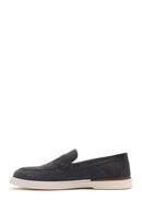 Erkek Gri Süet Deri Casual Loafer | Derimod Erkek Gri Süet Deri Casual Loafer | Derimod