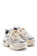 Kadın Deri Yüksek Tabanlı Sneaker | Derimod Kadın Deri Yüksek Tabanlı Sneaker | Derimod