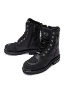 Harley Davidson Men's Black Riddick Leather Boots | Derimod Harley Davidson Men's Black Riddick Leather Boots | Derimod