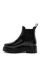 Women's Black Thick Soled Rain Boots | Derimod Women's Black Thick Soled Rain Boots | Derimod