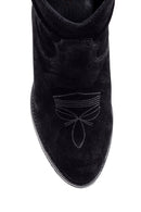 Women's Heeled Suede Leather Boots | Derimod Women's Heeled Suede Leather Boots | Derimod