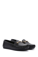 Kadın Siyah Toka Detaylı Loafer | Derimod Kadın Siyah Toka Detaylı Loafer | Derimod